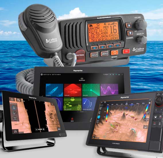 Instalación de sistemas de navegación gps, sondas, pilotos automáticos, antenas, emisoras vhf nautica en  barcelona, segur de calafell, port olimpic, port ginesta, vilanova, gran marina, tarragona 